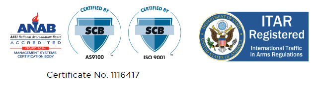 ISO 9001 and AS9100D Certification