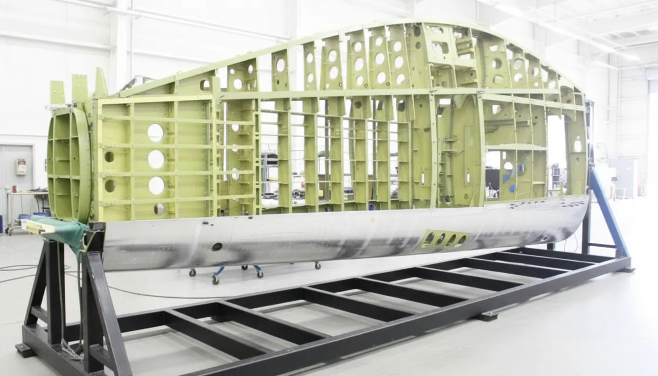 Large wing frame on stand